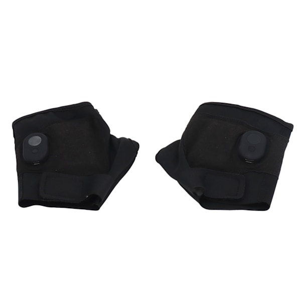 Oppvarmede Hansker USB 5V 5W Tre Nivå Justering Display Design Halv Finger Elektriske Oppvarmede Hansker for Utendørsarbeid