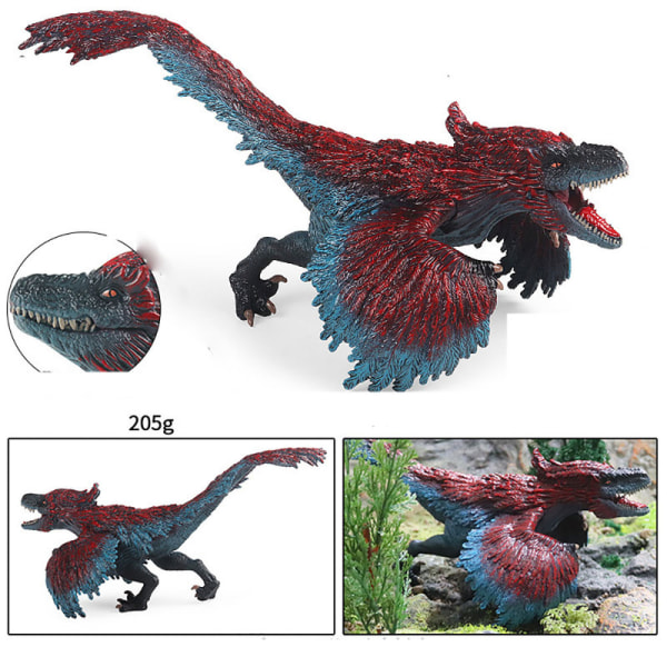 Serie 1 dinosaur modell leketøy høy simulering dyremodell 24*12*12cm