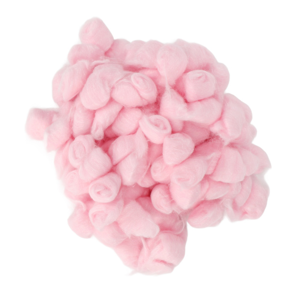 Hamster Bomull Bollar Vinter Varma Mjuk Husdjursbädd Bomull Bollar för Hamster Syrisk Hamster Chinchilla Rosa