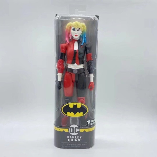 Harley Quinn 30 cm actionfigur, flerfärgad, Harley Quinn, DC BATMAN