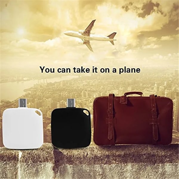 Engångs Powerbank 1000 mAh Mini Engångs Portabel Laddare för Mobiltelefon White+ Single use 1000mah