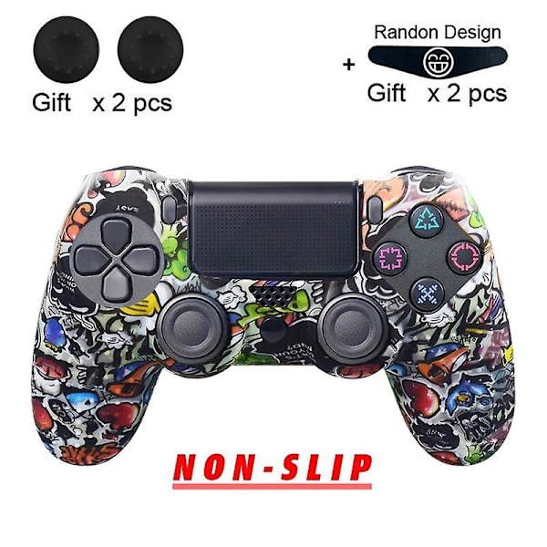 DATA FROG Anti-Slip Beskyttende Hud til PlayStation 4 PS4 Controller Blød Silikon Etui Til PS4 Hud Joystick Tilbehør