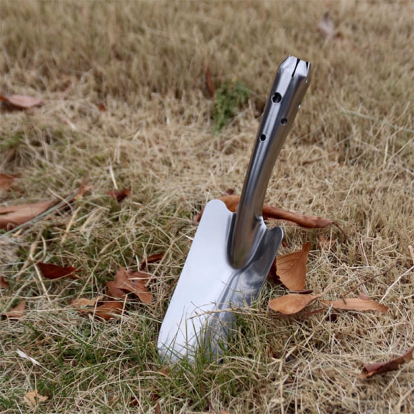 Hagespade, Blomsterspade, Rustfritt Stål Pottejord, Liten Spade, Hageverktøy