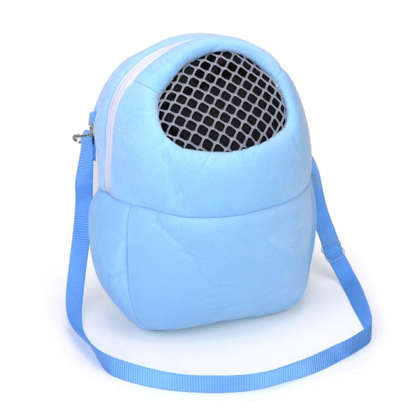 Hamster Carrying Bag Animal Outing Bag (Blue, M)