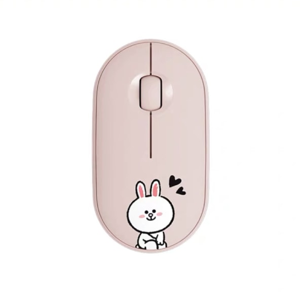 Bluetooth -mus Ultra-Tunn Mini Silent Wireless Mouse-Rabbit