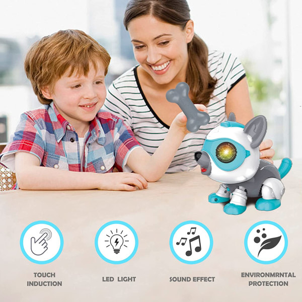 Robot Hundelegetøj Intelligent Robot Hund (Blå)