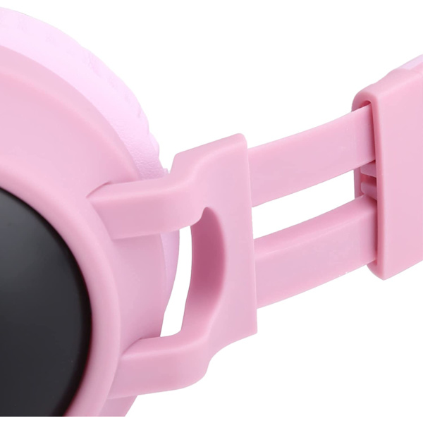 Trådlösa Bluetooth 5.0 kattöronhörlurar med mikrofon rosa