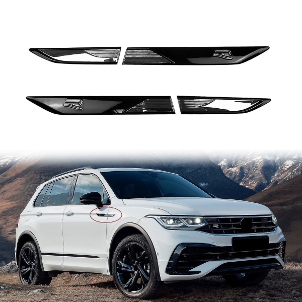 4st Abs Side Wing Fender Badge Stickers Tiguan R-line 2021-2022