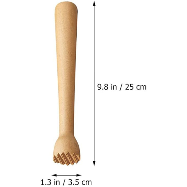 2 stk. træ cocktail blender træ blender værktøj