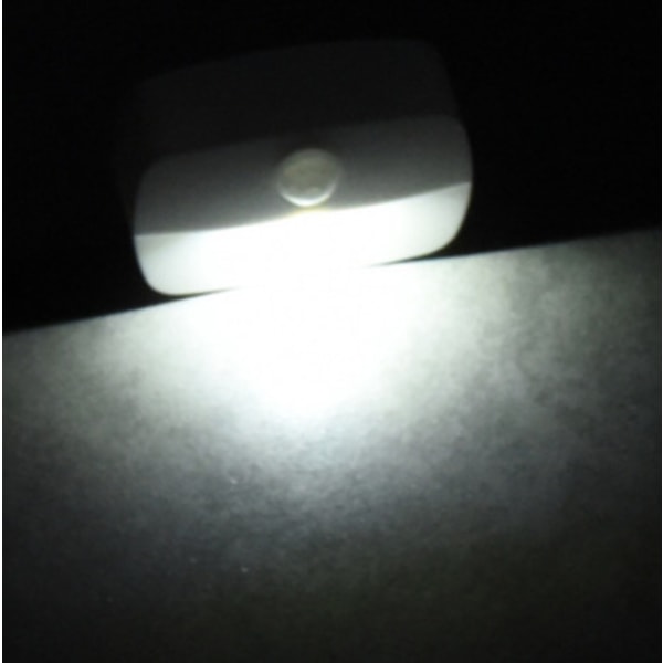 LED natlys med bevægelsessensor, gang, badeværelse, soveværelse white light