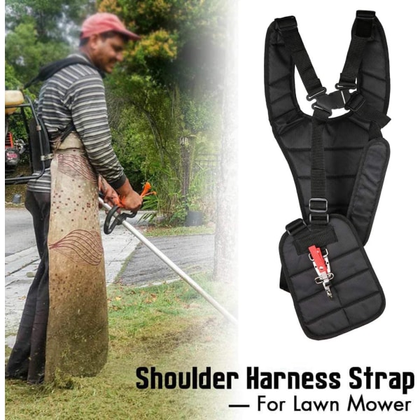 Komfortable skulderstropper for busk- og gressklippere