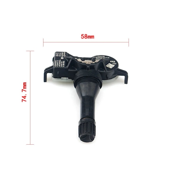4 st TPMS däcktrycksmätare passar Nissan Renault Infiniti 407004CB0B