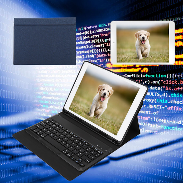 SD-1097 Trådlöst Bluetooth-tangentbord för Air1 Air2 / Pro9.7 / 2017 iPad / 2018 iPad Blå