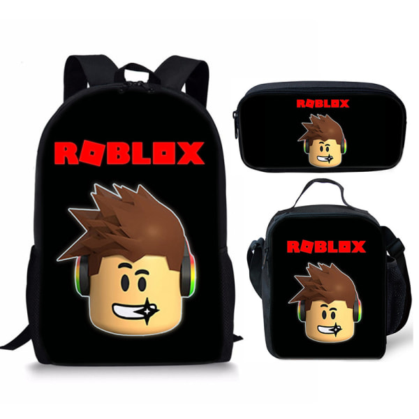 Roblox Tredelad Student Skolväska 17 tum