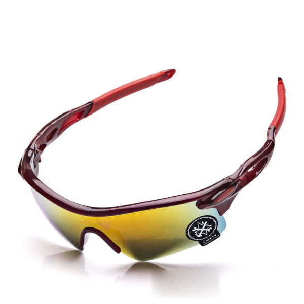 Polariserade sportsolglasögon linser cykelglasögon UV400 4#