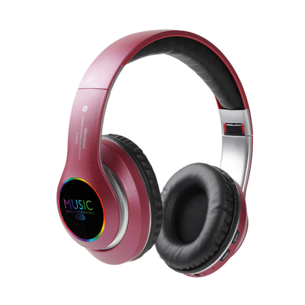 Vikbart trådlöst Bluetooth 5.0-headset Black