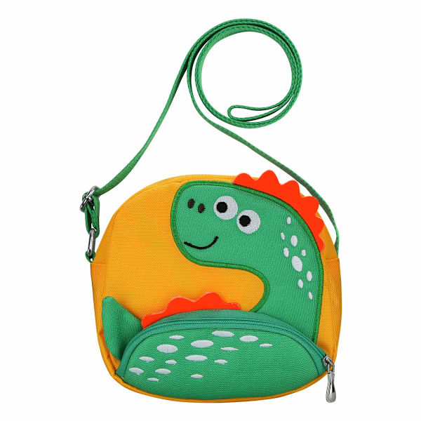Pienet söpöt prinsessakäsilaukut taaperoille (dinosaurus keltainen)