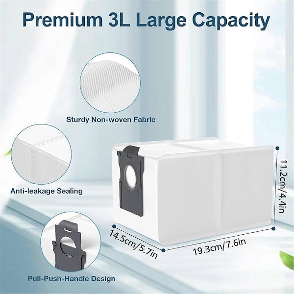 10 kpl pölynimuripusseja Dreame X30 Ultra / X40 Ultra / L10s Pro Ultra robotti-imurille