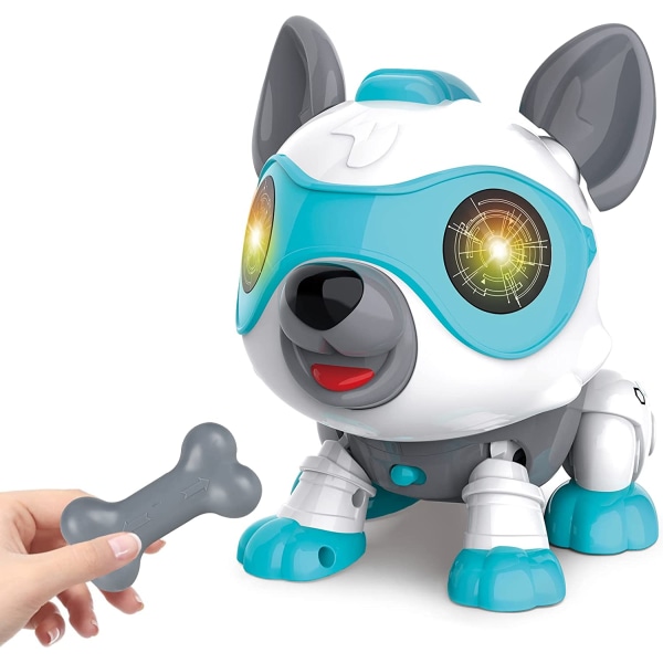 Robothundleksak Intelligent robothund (blå)