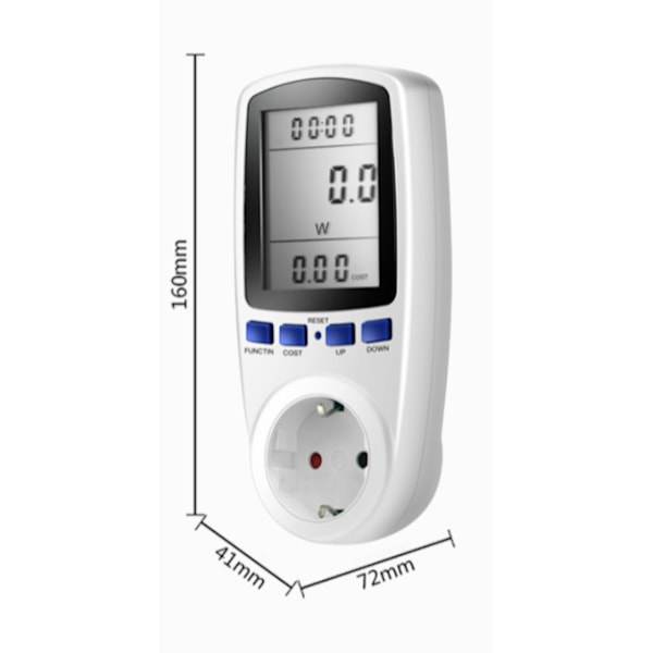 Virtapistokkeella 7-tilassa 3680W MAX (2-pakkaus)