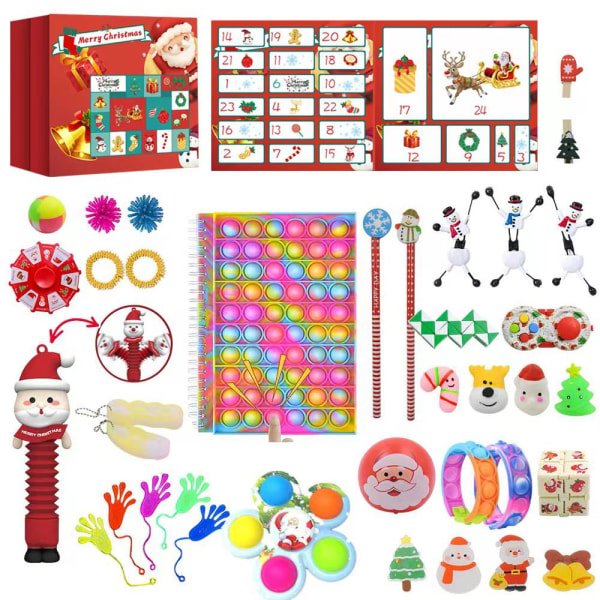 Fidget Pop the Advent calendar, Julleksaker