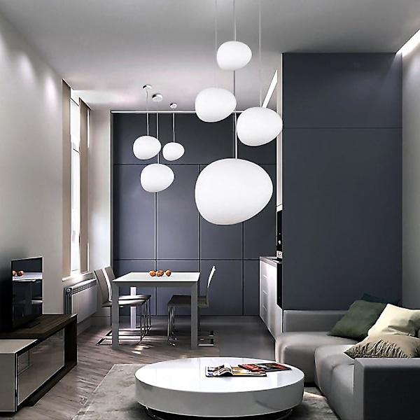 Pendellampe 1 Lys Globe Justerbar Køkkenlampe 23cm