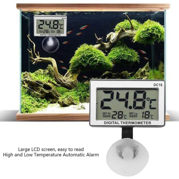 Digital LCD elektronisk temperaturmåler sensor termometer