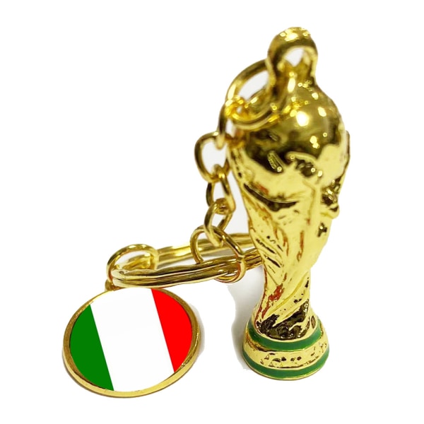 2 stk World Cup Match nøglering-Fodbold nøglering -Italien