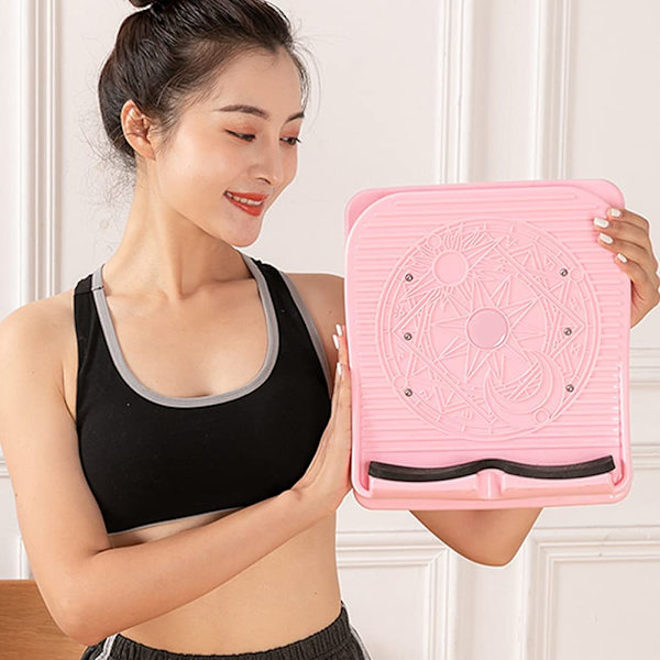 Snedbräda för vadstretching, fot- och vristbräda (rosa)