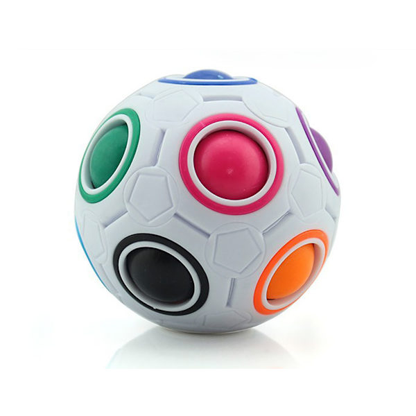 Magisk regnbågsboll 3D kubboll pussel Fidget Cube Stress Relief