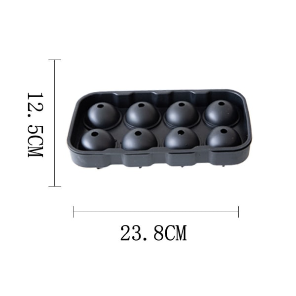 Silikoninen jääpalakone, jääpallo, jääpalamuotti, pyöreä, 12,5*23,8cm