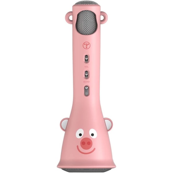 Karaokemikrofon til børn Wireless Sing Machine-pink