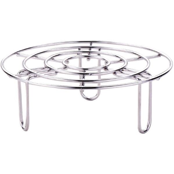 Rund dampstativ, 16-24 cm dampkurv i rustfritt stål