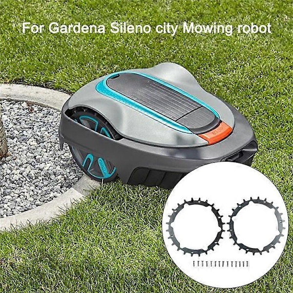 TLWG-01 2 st/set 212mm SPCC Gräsklipparhjulspikar Kompatibla För Gardena Sileno City Spikar