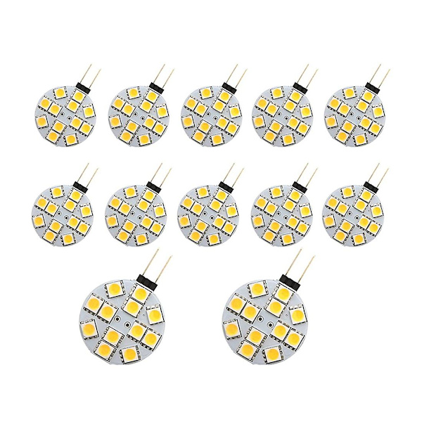 12 G4 Puck Lights Led-lampor Sidopinsbas G4 5050 12smd