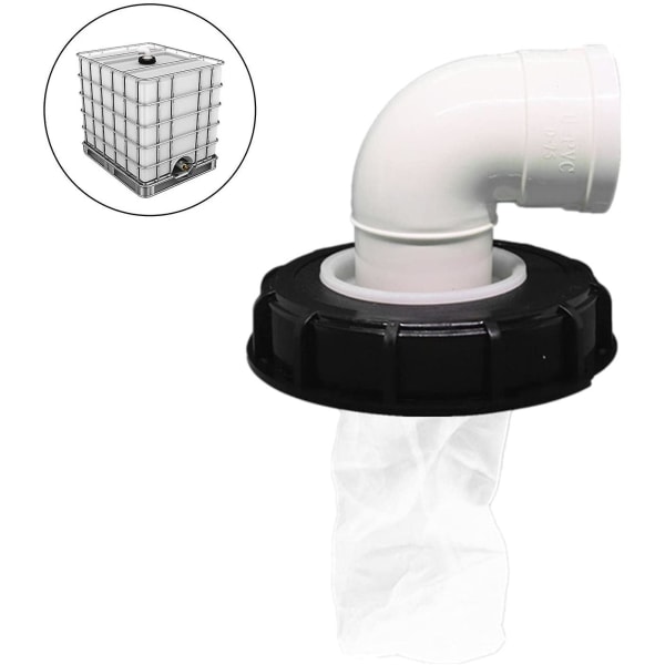IBC-regnfilter tvättbar nylon IBC-lock 163mm/245mm regnvattentank