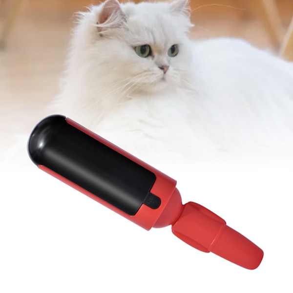 Pet Hair Roller Nylon Brush Klud Dobbeltsidet Genanvendelig Pet Hair Remover til Møbler Sofa Tæppe Bil Sæder Sengetøj Rød