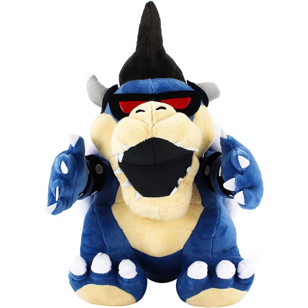 Super Mario Bowser Koopa utstoppede dyr, Mario utstoppede 12\" blå