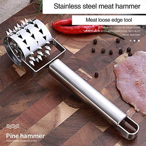 Stainless steel meat grinder for steak, chicken, fish, pork.