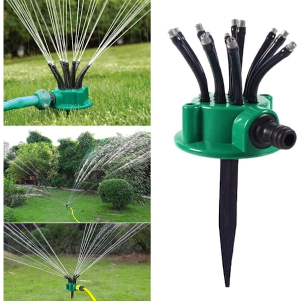 Puutarhan sprinkler 360° pyörivä sprinkler automaattinen kastelulaite