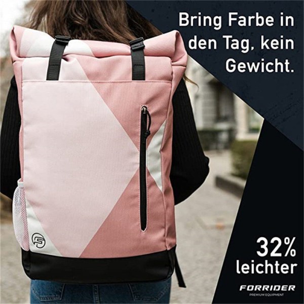 Fritidsryggsäck ryggsäck, laptopryggsäck 25-30L Pink