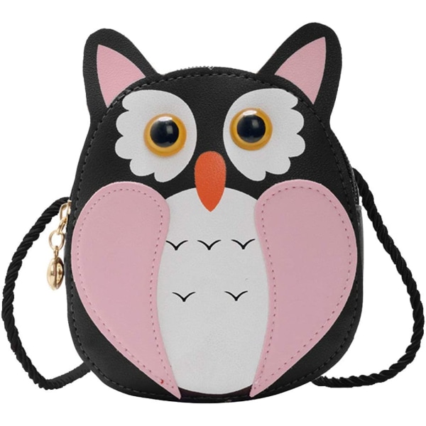 Pigepung Mini Cute Owl Lille pige Møntpung Håndtasker (Ugle)