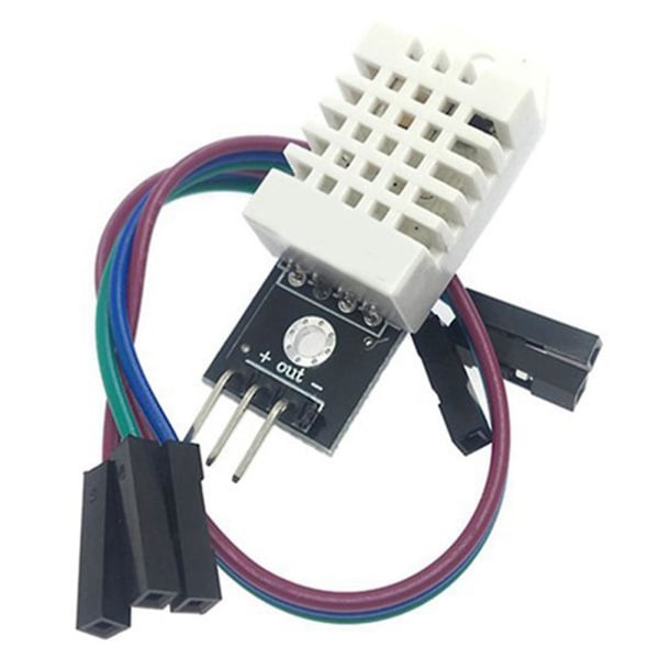 3-pak Dht22 temperatur- og fugtighedssensor med kabel Arduino
