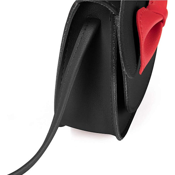 Børns Småbørns Sløjfe Crossbody Taske Magnetisk Lukning (Sort)