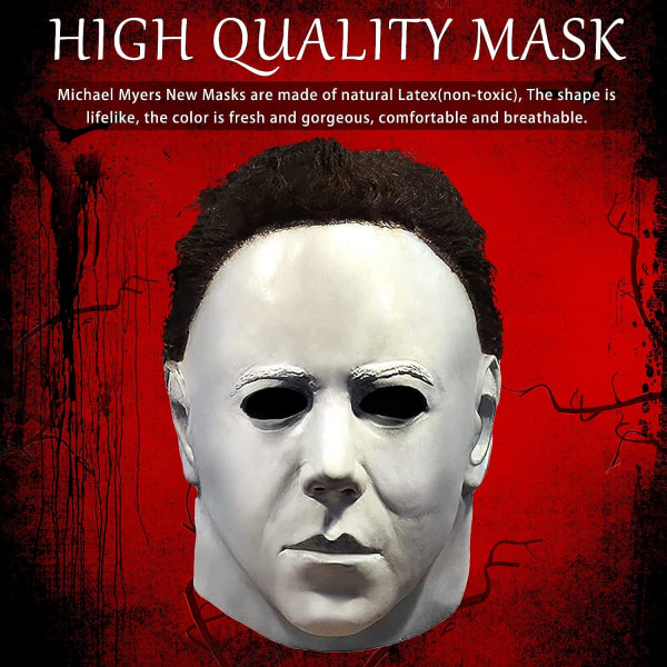 Noufun Michael Myers Mask f?r vuxna, Halloween Mask Micheal Myers Face - Halloween 2020 Original-1978