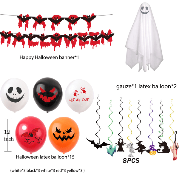 Halloween-juhlan koristetarvikkeet Halloween-bannerisarja 4#