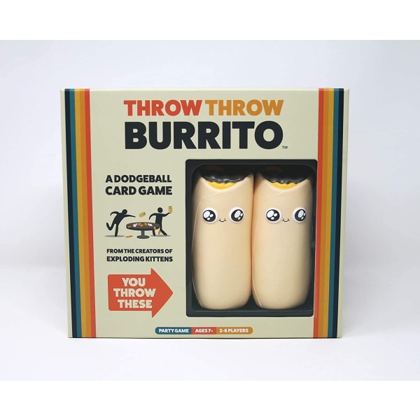 Throw Throw Burrito by Exploding Kittens - A Dodgeball Card Game