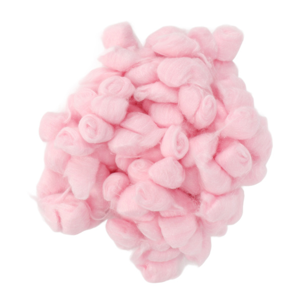 Hamster Bomull Bollar Vinter Varma Mjuk Husdjursbädd Bomull Bollar för Hamster Syrisk Hamster Chinchilla Rosa