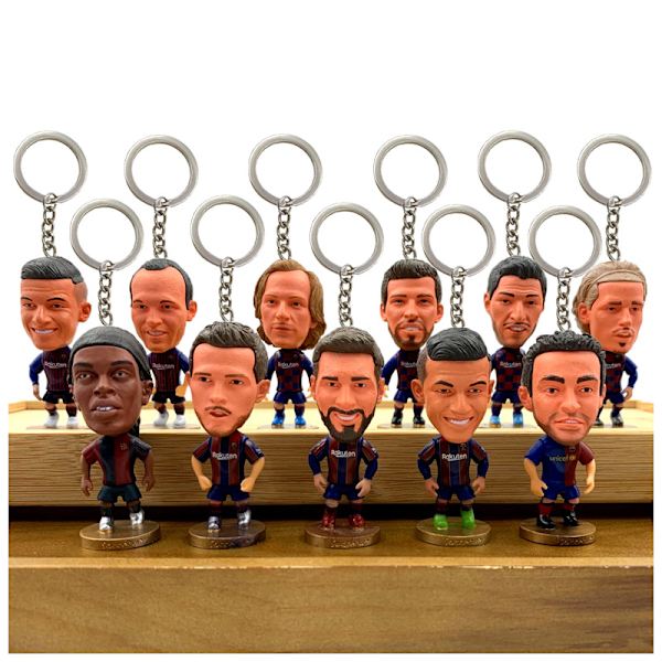 Feature Legetøjs nøglering, udsøgt, Sportzies Collection, Kreativ Mode, Vedhæng nøglering, Argentina - Messi nr. 10
