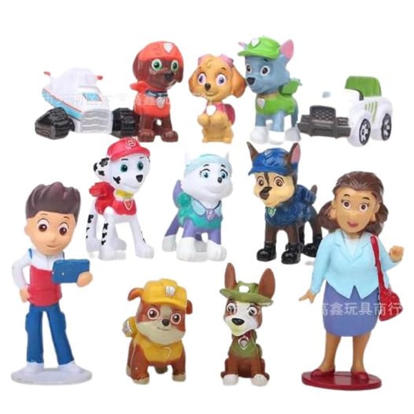 Sæson 2 PAW PATROL 12 FIGURER Julegaver